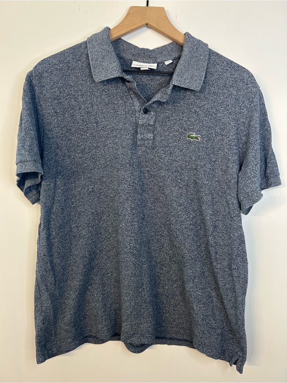 Lacoste Men’s Navy/Gray Slim Fit Polo Shirt, Size XXL - Picture 2 of 7